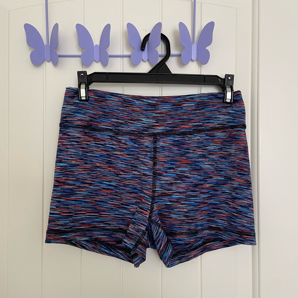 EUC Aeropostale Live Love Dream women’s multicolor‎ spandex shorts medium